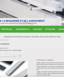 site e-commerce pour IDALU image