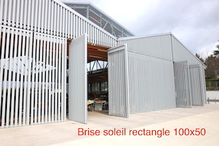 Gamme  de brise-soleil en aluminium 