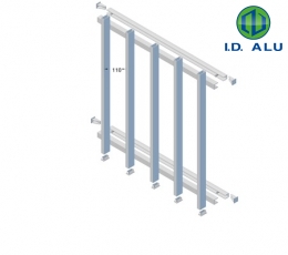 Kit barres de défense pour fenetres ou vasistas