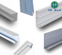 Profilés de dossiers suspendus aluminium