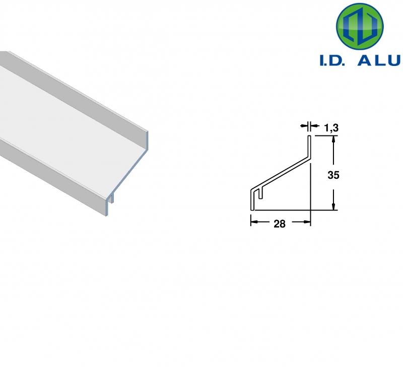 Grille de ventilation aluminium emboutie - pose applique / vis