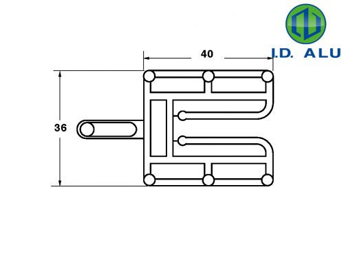 plan cale de 40mm