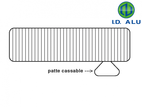 assemblage cale de vitrage