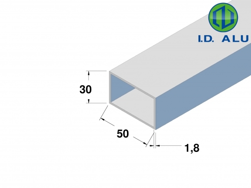 tube rectangle 50x30 plan