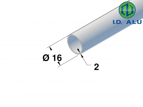 tube rond 16X2