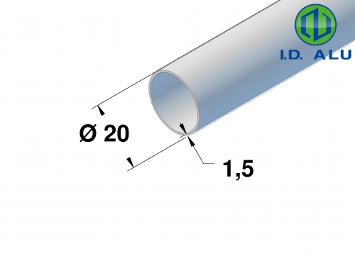 tube rond 20x1,5