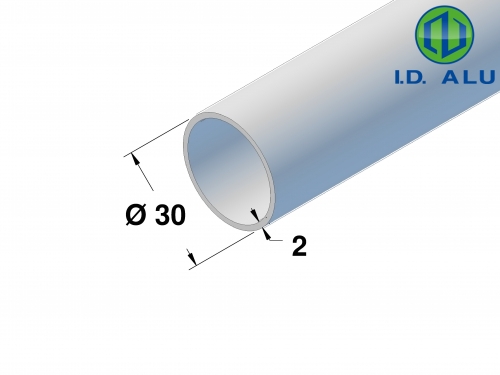 tube rond 30x2