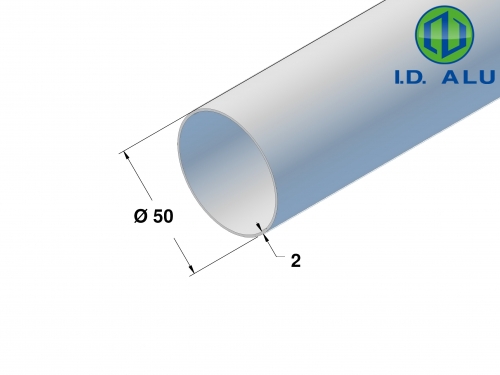 tube rond 50x2