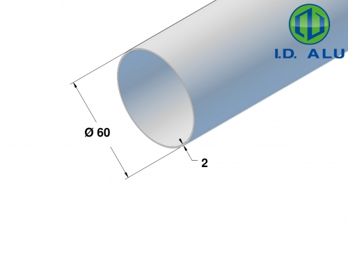 tube rond 60x2