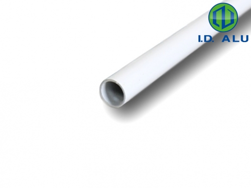 O162w : tube rond 16X2 blanc 9016 sat tube rond 16X2 blanc 9016 sat