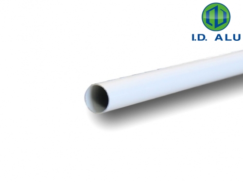O602w : tube rond 60x2 blanc 9016 sat tube rond 60x2 blanc 9016 sat