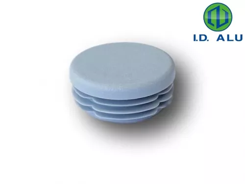 bouchon rond Ø40 gris clair