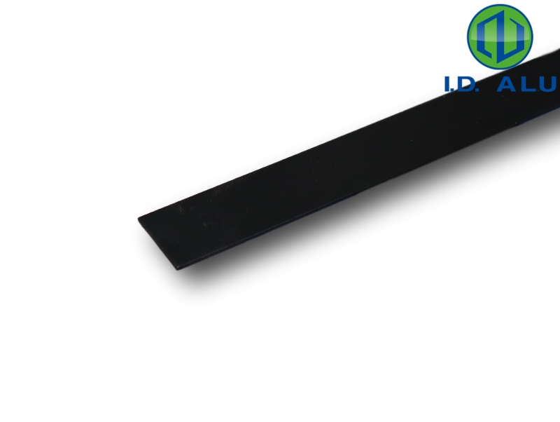 PROFILE PLAT ALU ANODISE NOIR 15X2MM 1M