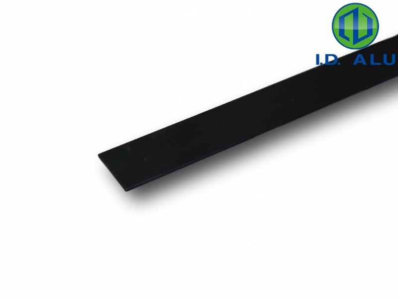Baguette De Finition Aluminium Noir Pour Plan De Travail 38 Mm - Longueur 60 Cm