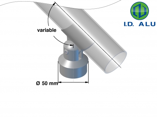 support orientable 50mm