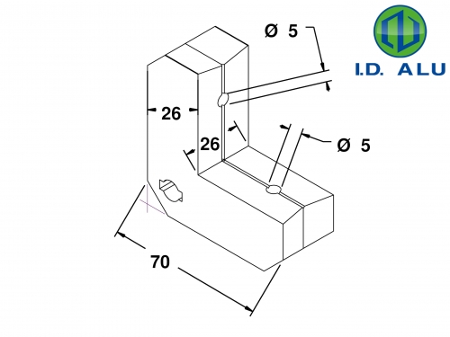 angle pour tube carré 30