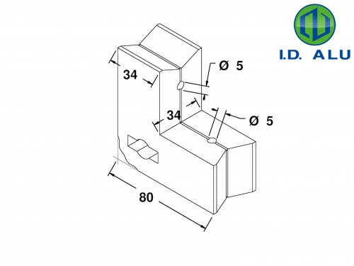 angle pour tube carré 40