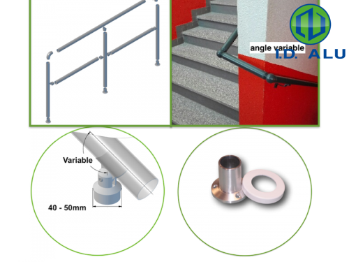 Main Courante en Aluminium À LED - Main Courante D'escalier avec