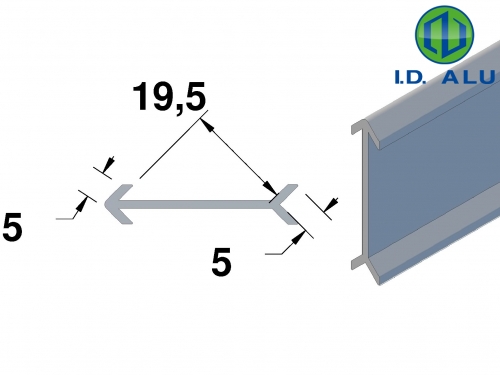 profil d'angle agencement 90