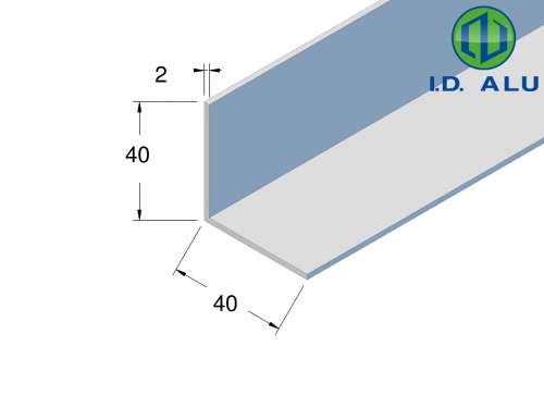 cornière 40x40 plan