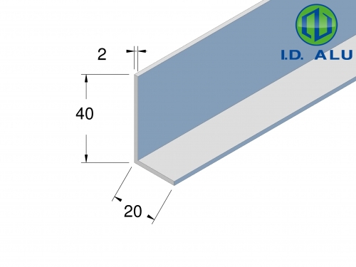 cornière 40x20 plan