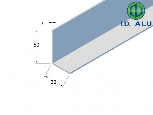 cornière 50x30 plan