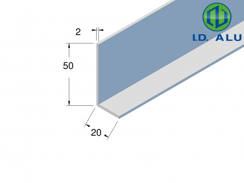 cornière 50x20 plan