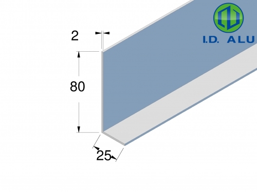 cornière 80x25 plan