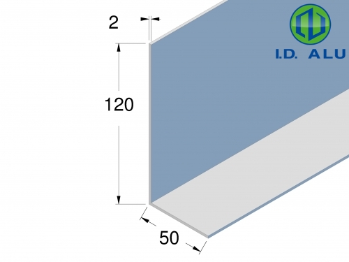 cornière 120x50 plan