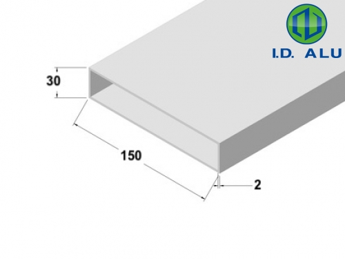 tube rectangle 150x30