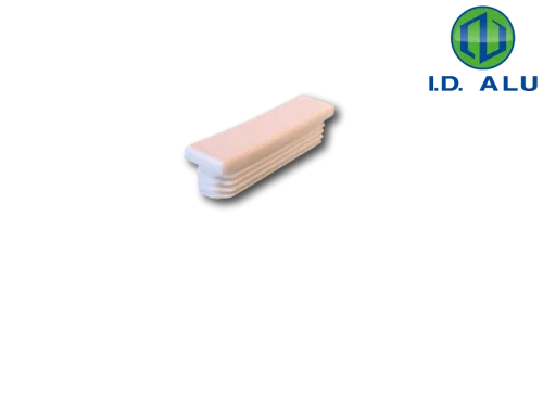 bouchon rectangle 80x20 blanc
