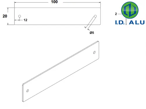 bouchon pour lame 100x20