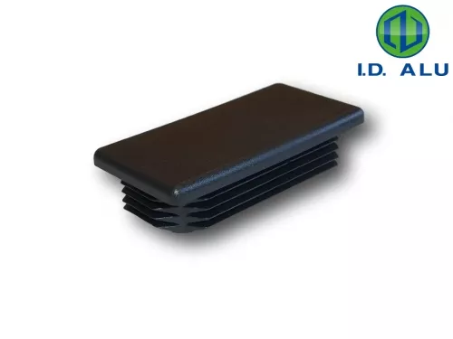 bouchon rectangle 80x40 noir