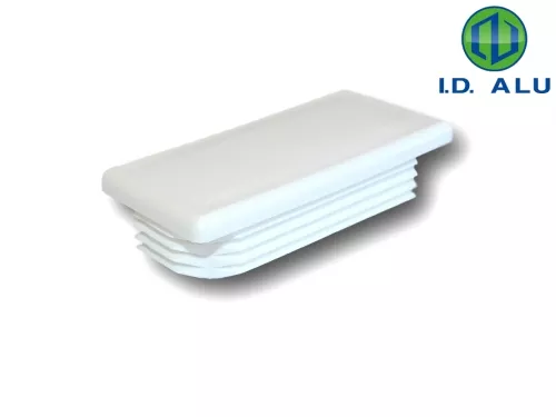 bouchon rectangle 80x40 blanc