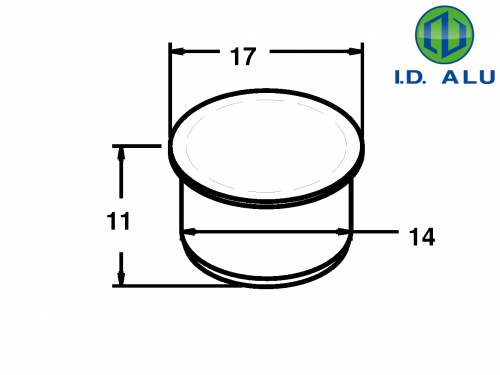 bouchon rond Ø14