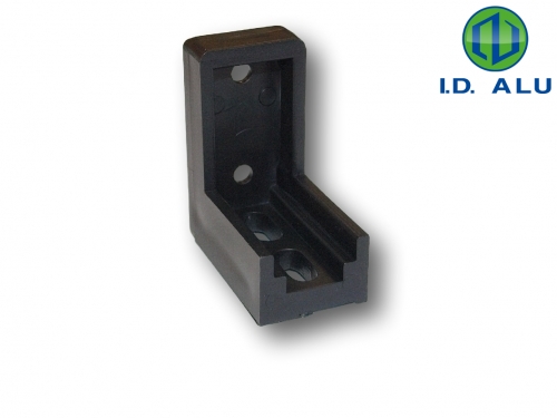D3015n : support pour barreaudage noir support pour barreaudage noir