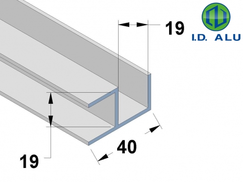 profil angle panneau 19mm