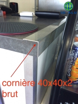 cornière alu 40x40 pour agencement 4