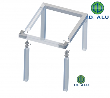jonction de tube aluminium pour table 4