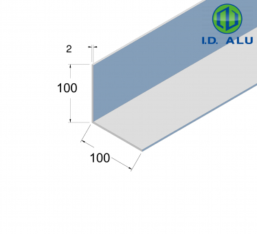 corniere alu 100x100x2 13