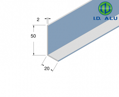 corniere inégale alu 50x20 21