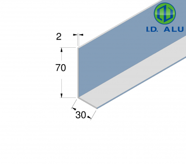 corniere inégale alu 70x30 26