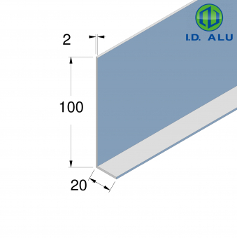 corniere inégale alu 100x20 29