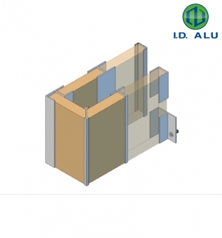 profil alu pour assemblage de panneau de 19mm 9