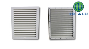 grille blanche 9010 avec anti rongeur 5