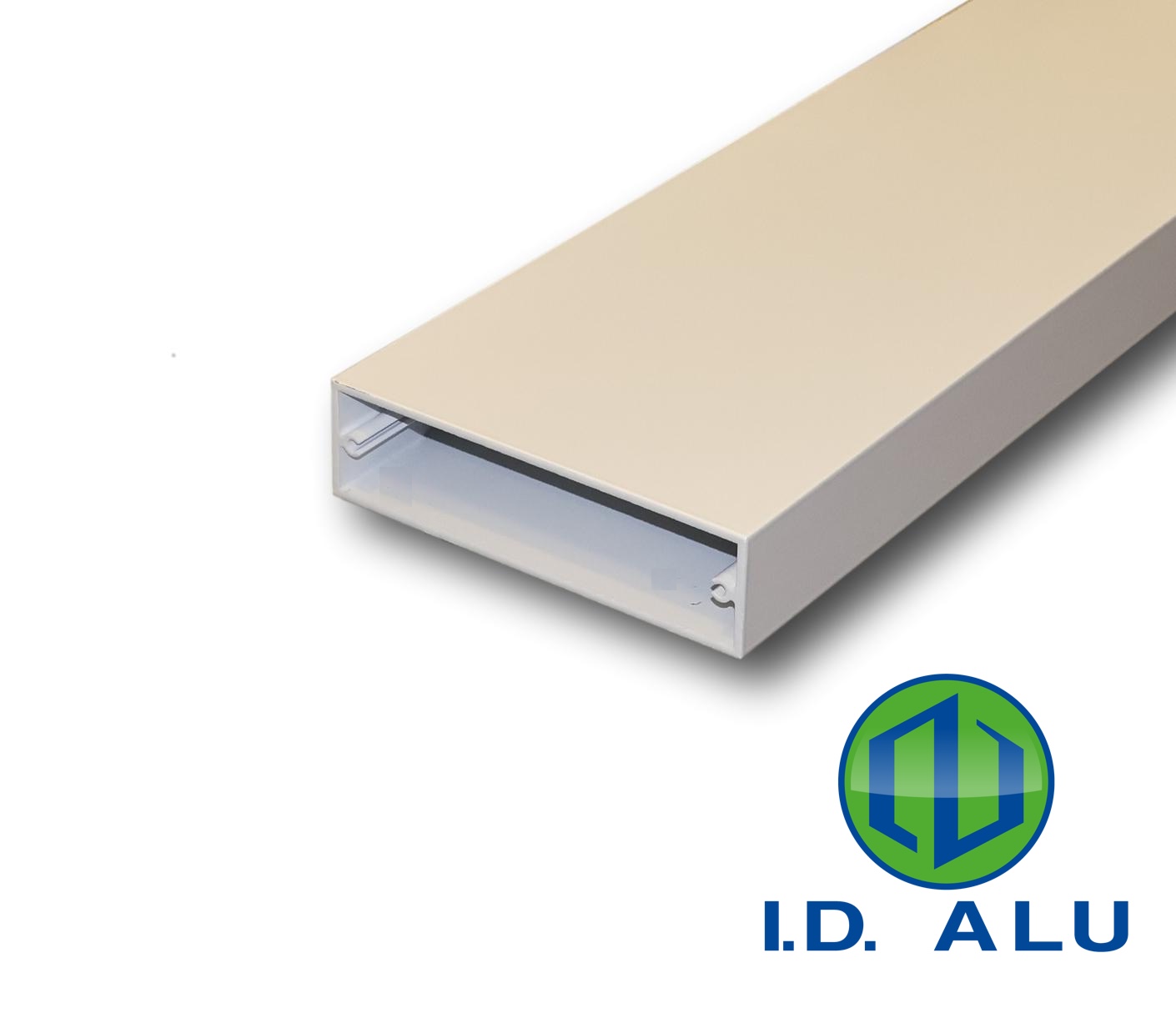 Tube 150x40  en alu RAL 9016 SAT qualicoat