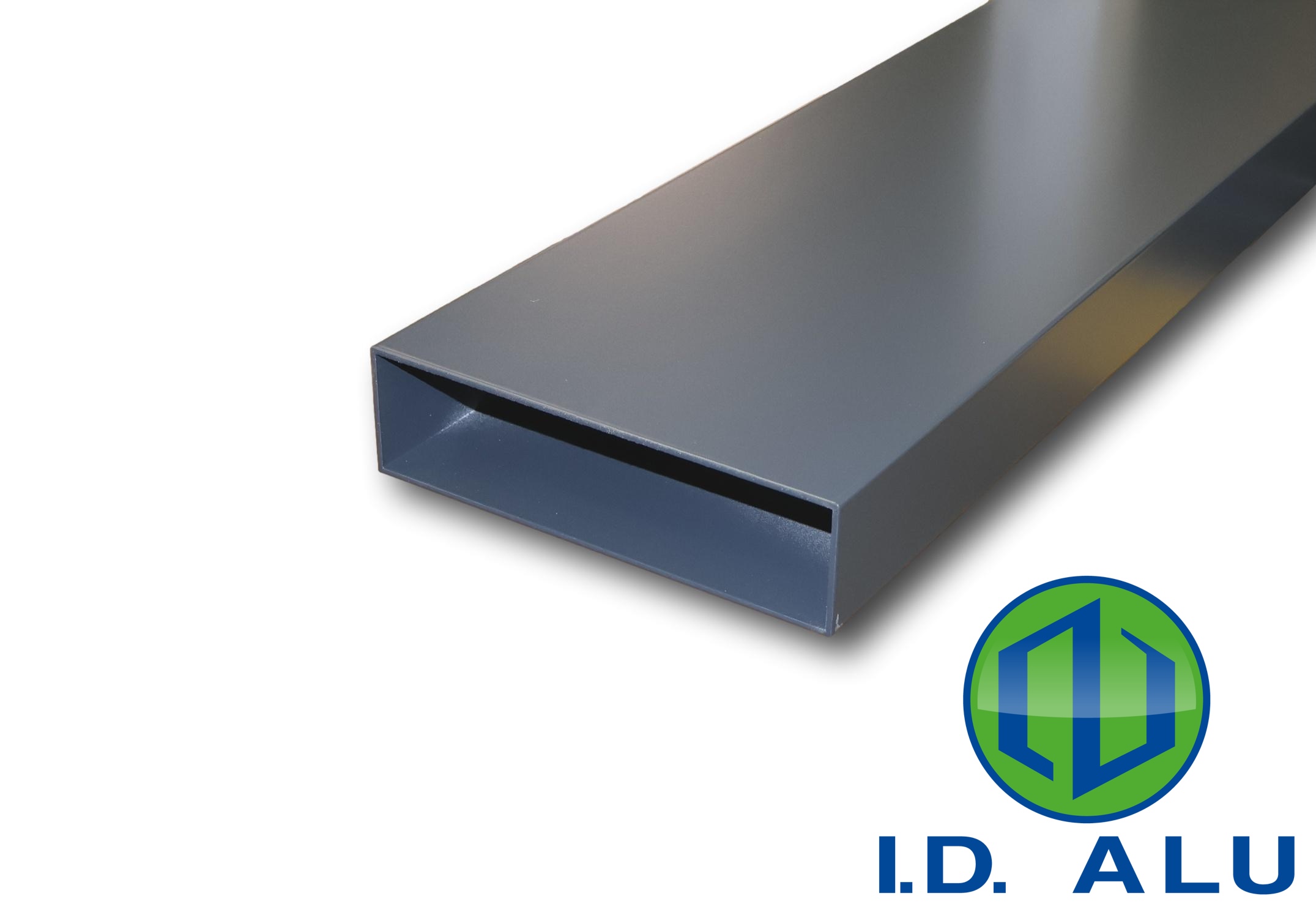 Tube rectangle 150x50 aluminium laqu&eacute; RAL 7016 SAT qualicoat
